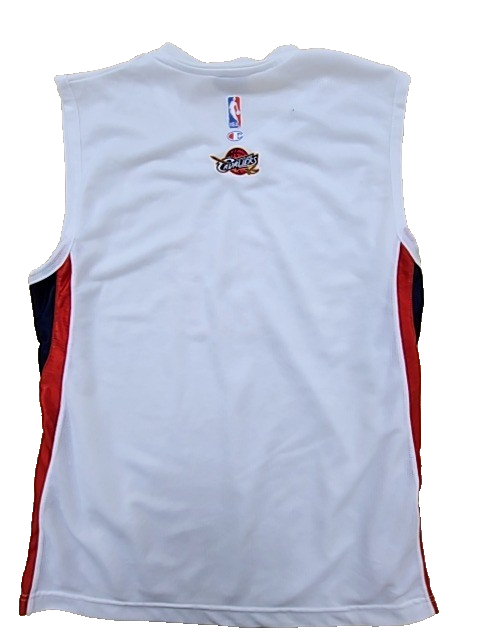 Vintage Champion Men's White Jersey – Size M, 2003 Mesh Sleeveless 2003