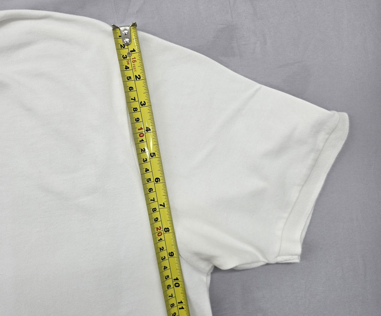 Kappa Men's White Cotton Polo Shirt Large Short Sleeve Button-Down