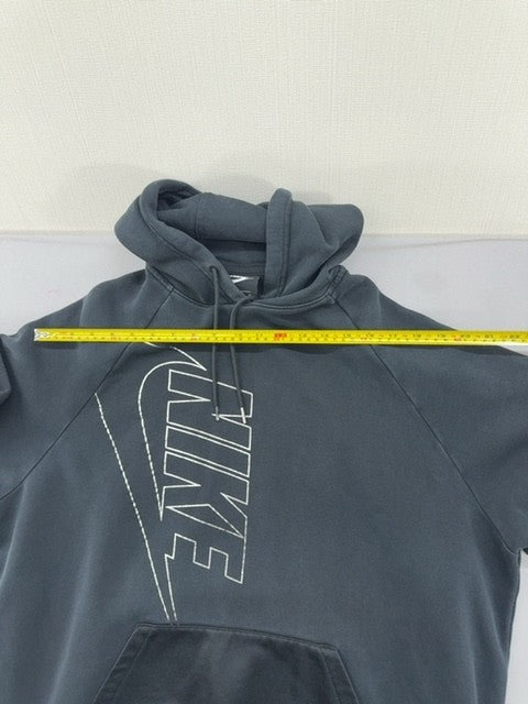 Nike Pullover Fleece Hoodie Grey M Unisex Adult Cotton/Poly