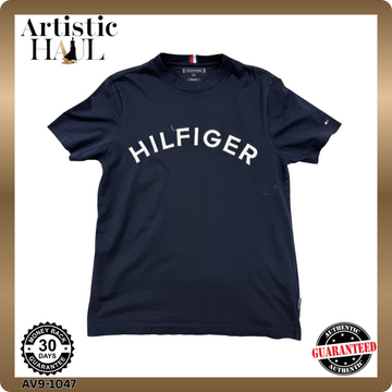 Tommy Hilfiger Navy XS Cotton Short Sleeve Crewneck T-Shirt