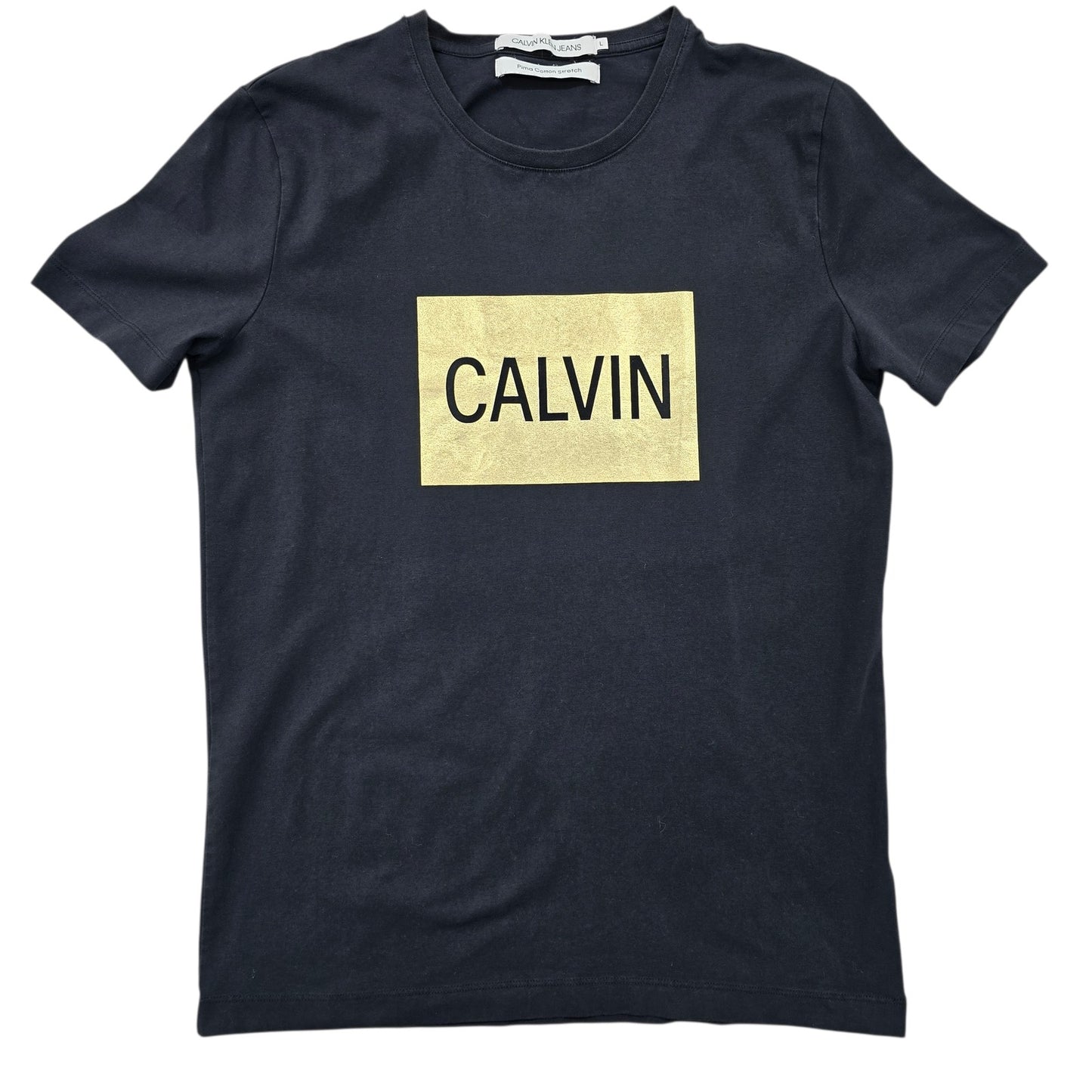 Calvin Klein Women Black T-Shirt size L product image 1