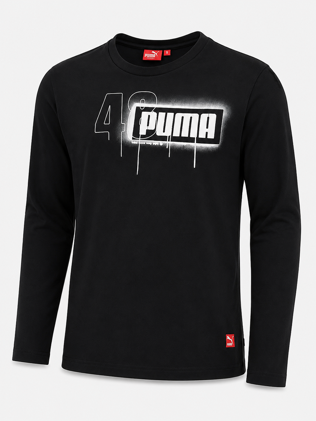 Puma Boys Black T-Shirt size S product image 2