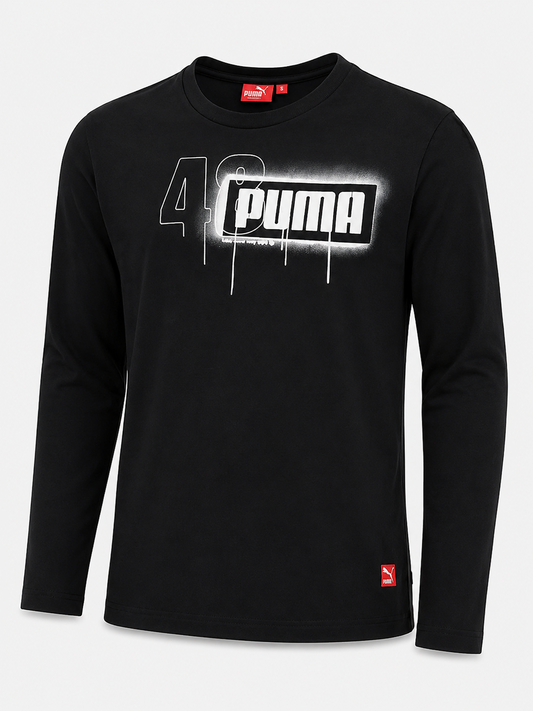 Puma Boys Black T-Shirt size S product image 2