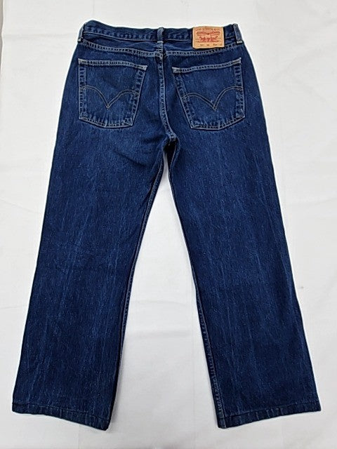 Levi's 501 Vintage Straight High Rise W34 L32 Blue Jeans