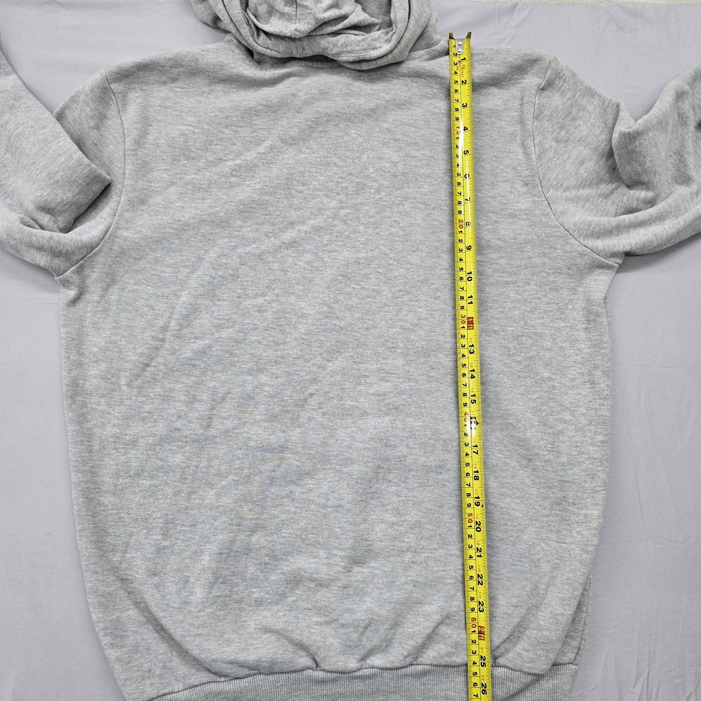 Puma Women's Gray Leopard Print Fleece Hoodie Size M Regular