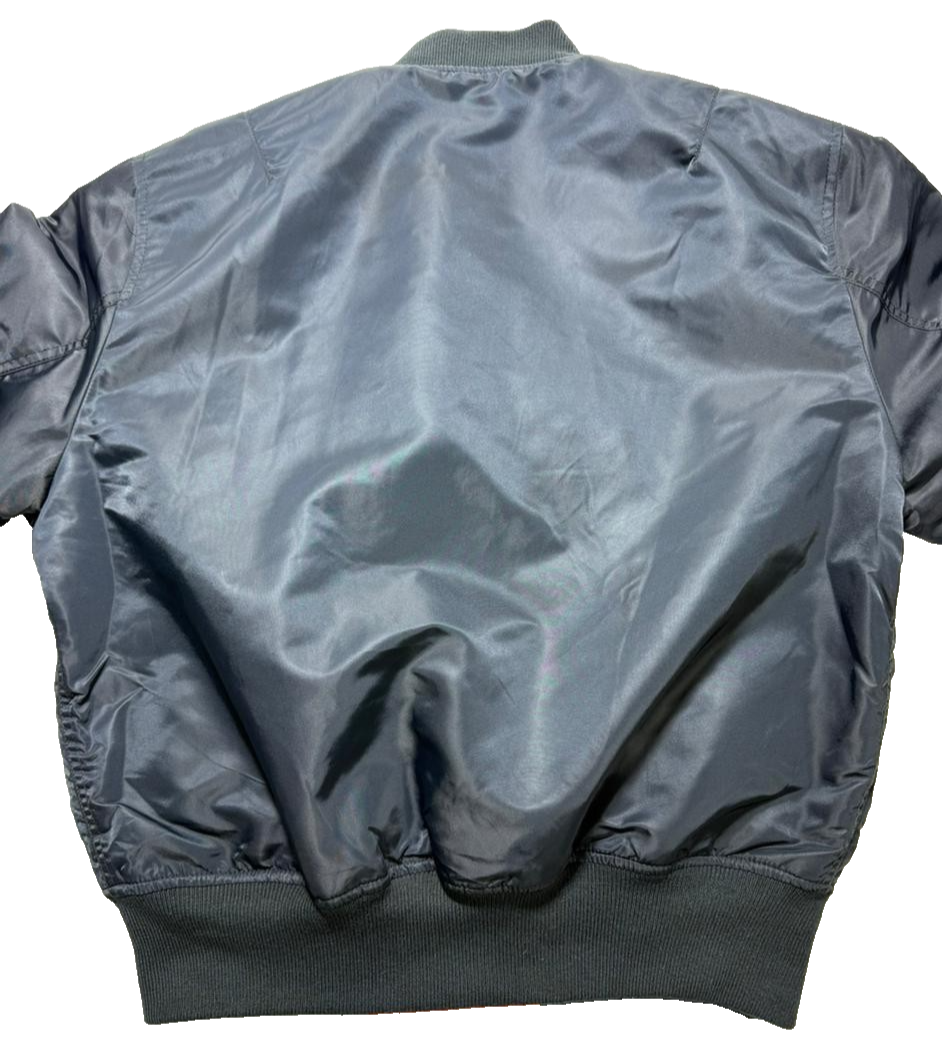 Spitfire Ma-1 Bomber Jacket Navy / Orange Reversible Flight Style