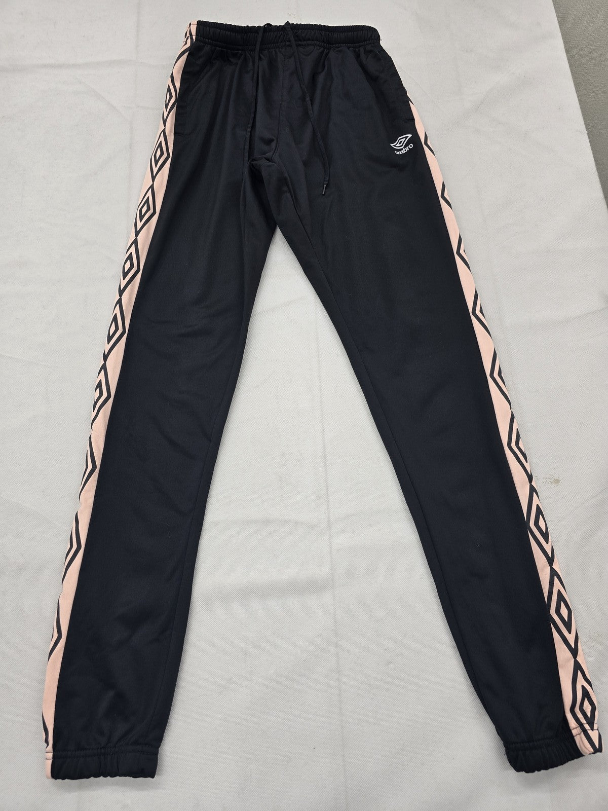 Umbro Men's Black/Pink Diamond Track Pants L EUR Training