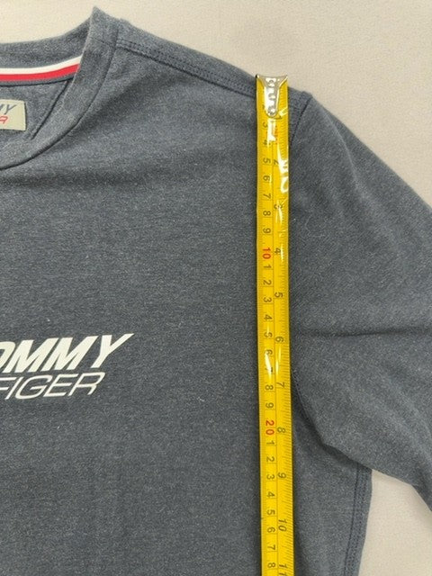 Tommy Hilfiger Men's M Grey Short Sleeve Crewneck T-Shirt