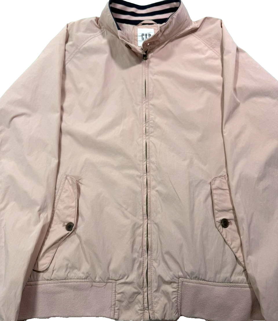 Pink Harrington Jacket Lightweight Harrington Jacket Gap - Size M