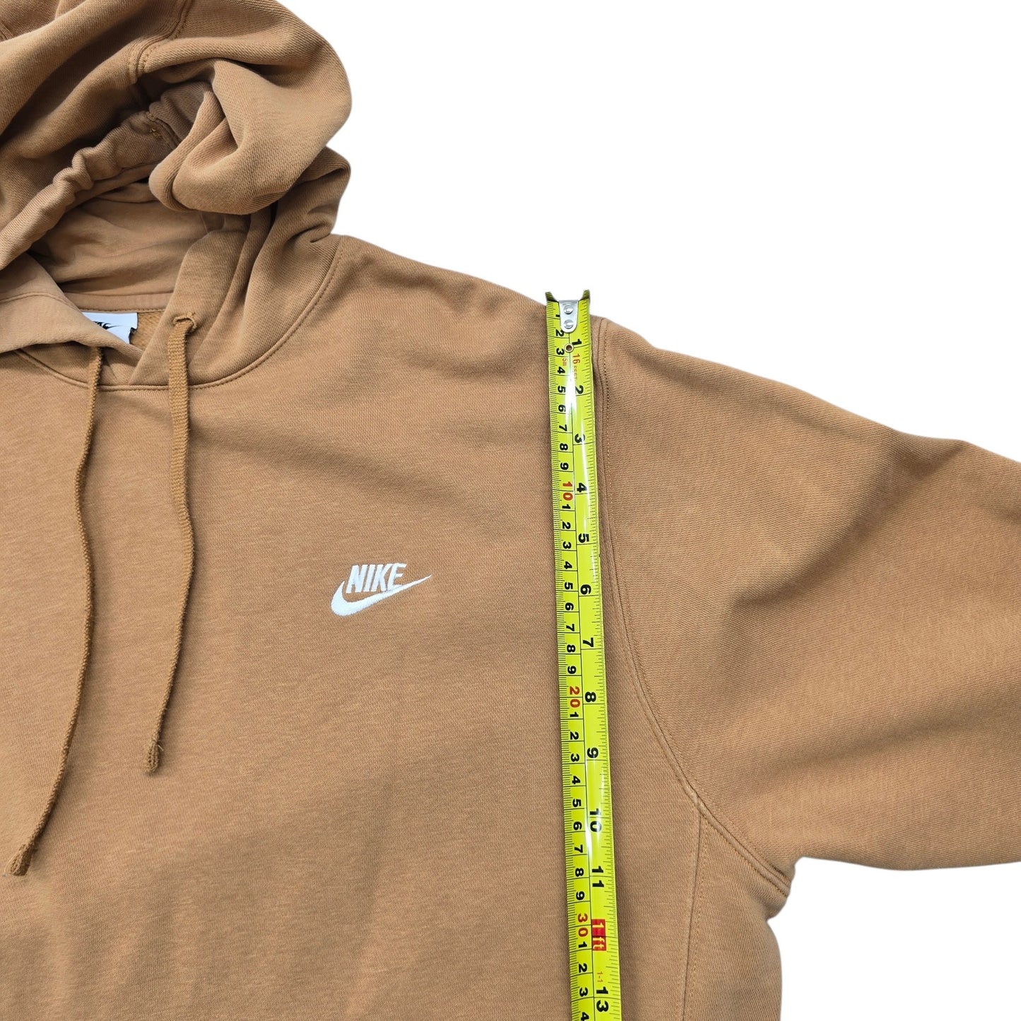 Nike Men's Khaki Sportswear Club Fleece Pullover Hoodie Size L