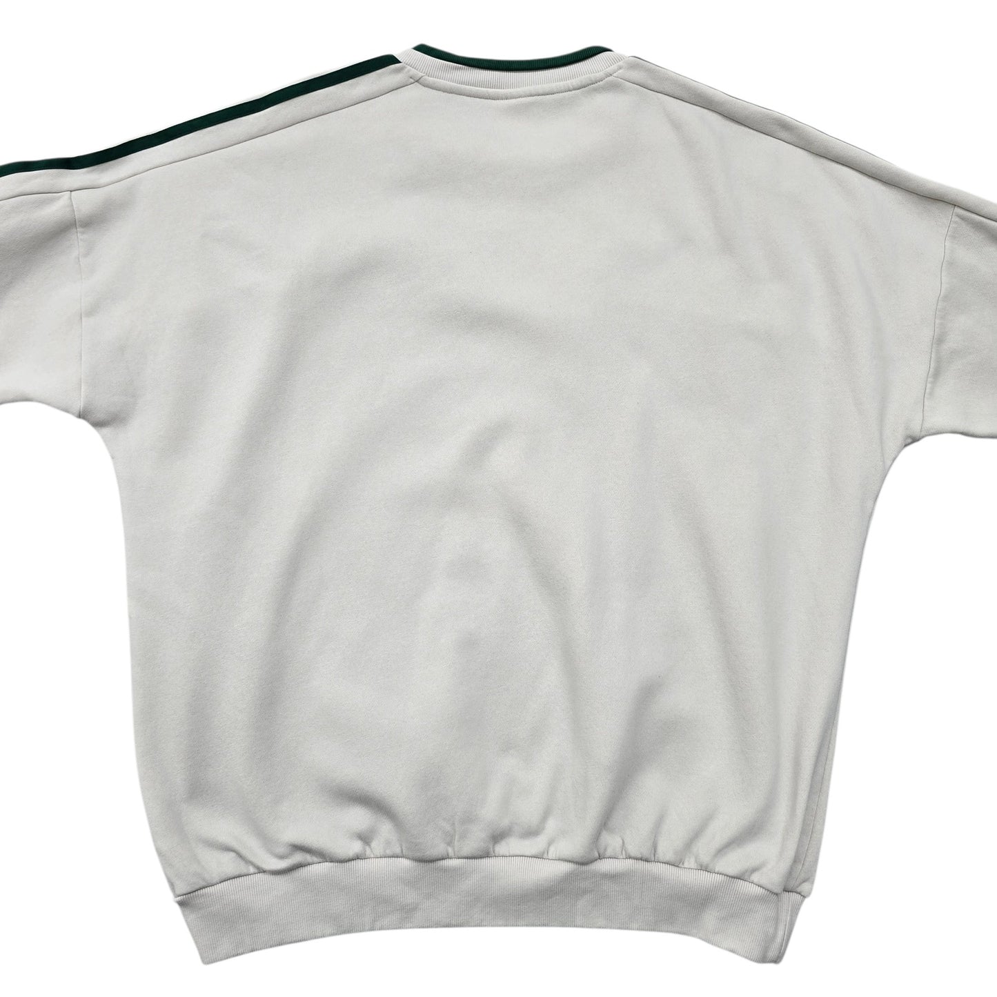 Adidas Men's Cream Crewneck Sweatshirt Size L Sportswear
