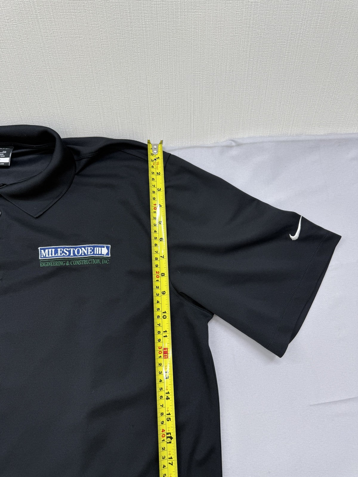 Nike Men's XL Black Dri-FIT Golf Polo Shirt Short Sleeve