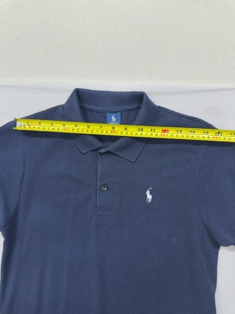 Polo Ralph Lauren Navy Polo Shirt Men M Short Sleeve Cotton