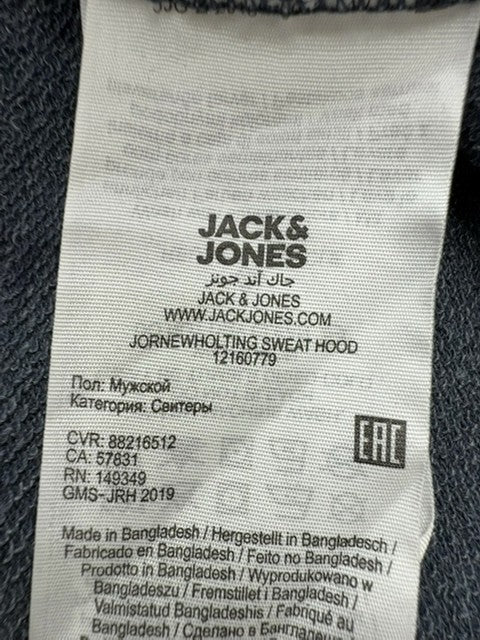 Jack & Jones Men Gray Hoodie size L product image 6