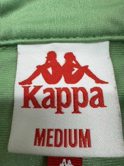 Kappa Men's Green Track Jacket Size M Slim Fit 222 Banda