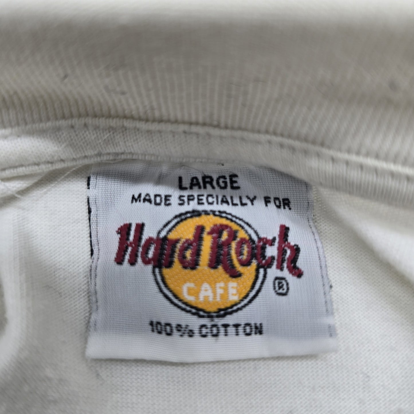 Harvard Rock Cafe Men White T-Shirt size L product image 4