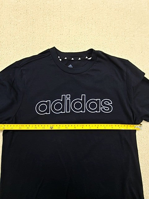 Adidas Black XL Short Sleeve Crewneck Cotton T-Shirt Unisex