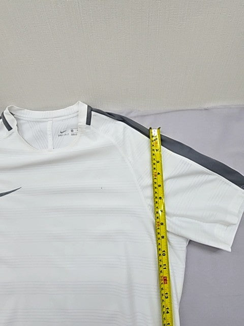 Nike Men's XL White Dri-FIT Soccer Jersey Slim Fit Poly