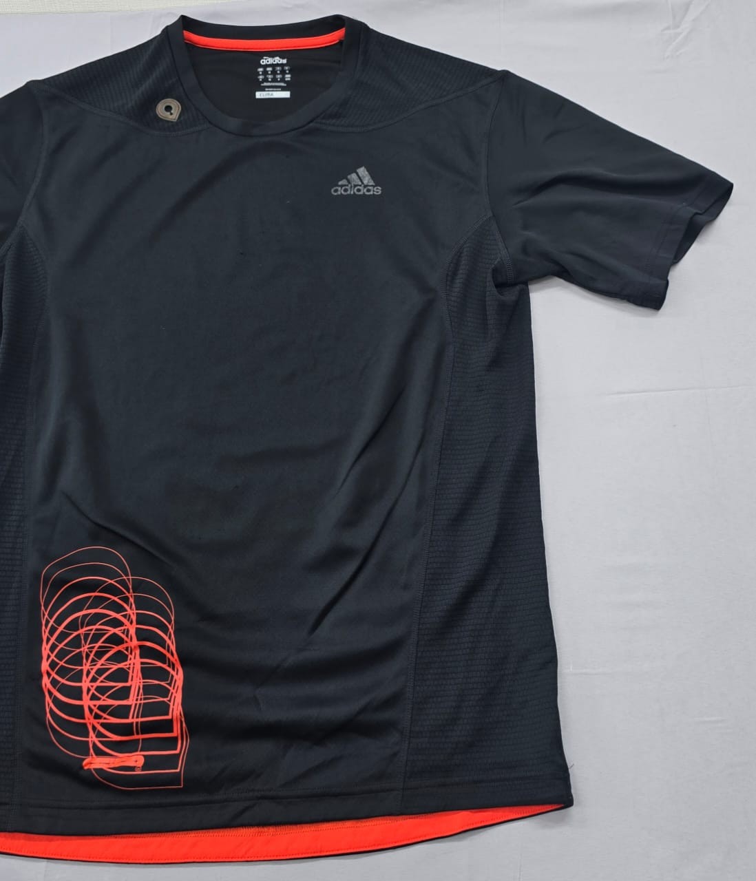 Adidas Men's Climacool Black Graphic T-Shirt Size M