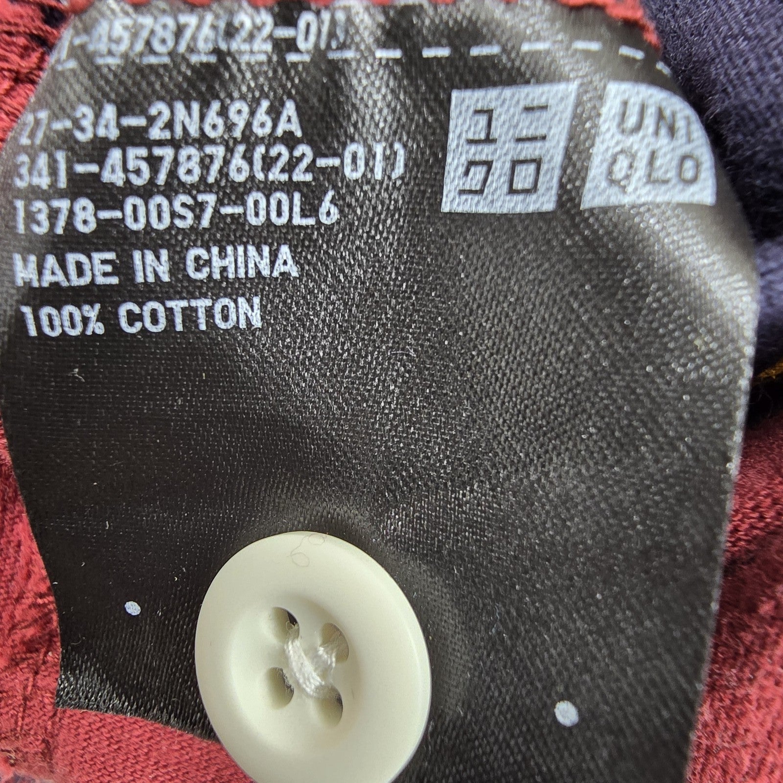Uniqlo Men Navy Polo Shirt size M product image 4