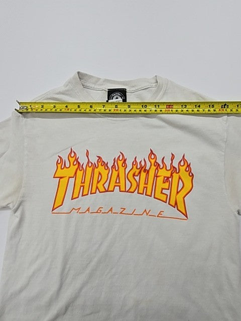 Thrasher Men White T-Shirt size S product image 5