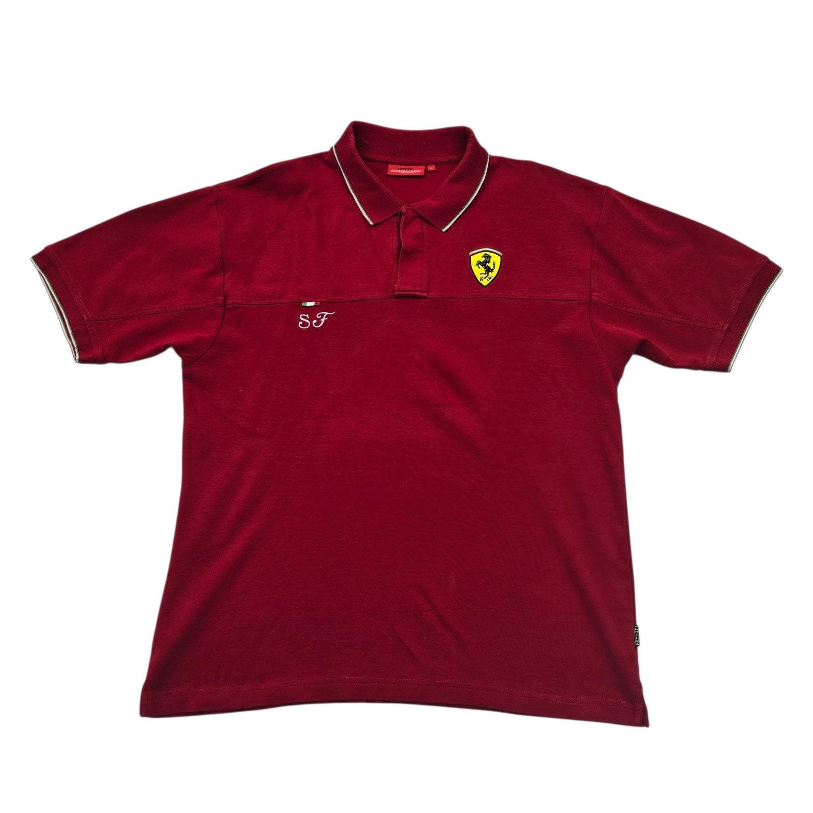 Ferrari Boys Red Polo Shirt size L product image 1