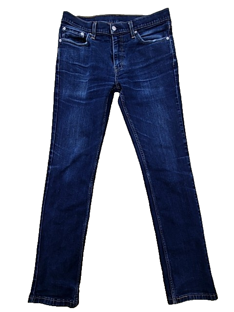 Levi's Men's Navy Blue Slim Fit 511 Jeans W33 L34