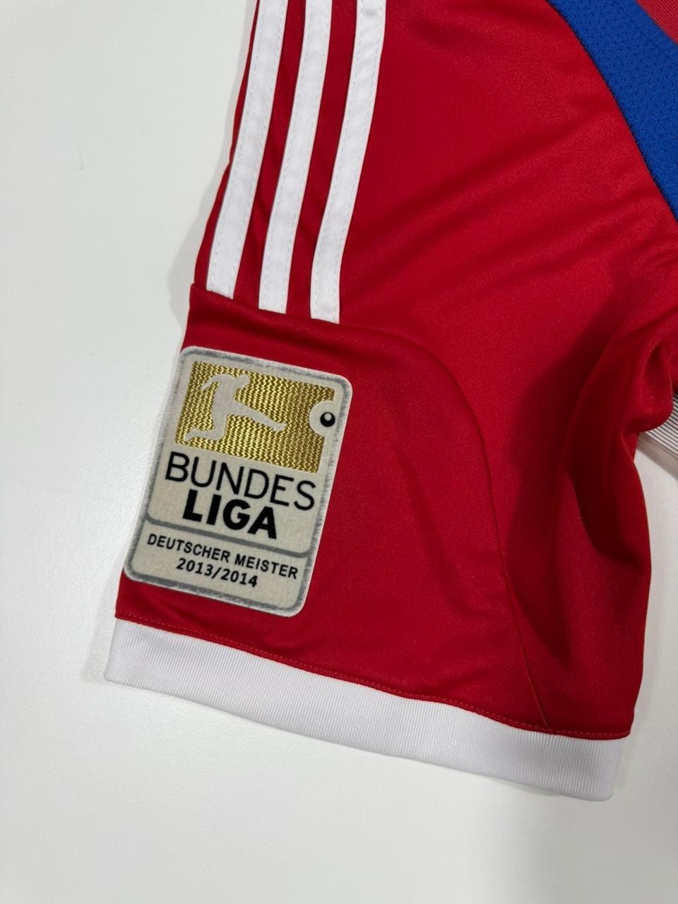 Adidas Bayern Munich Home Jersey Men's Large Red Blue Climacool De Iaco #92 Thai