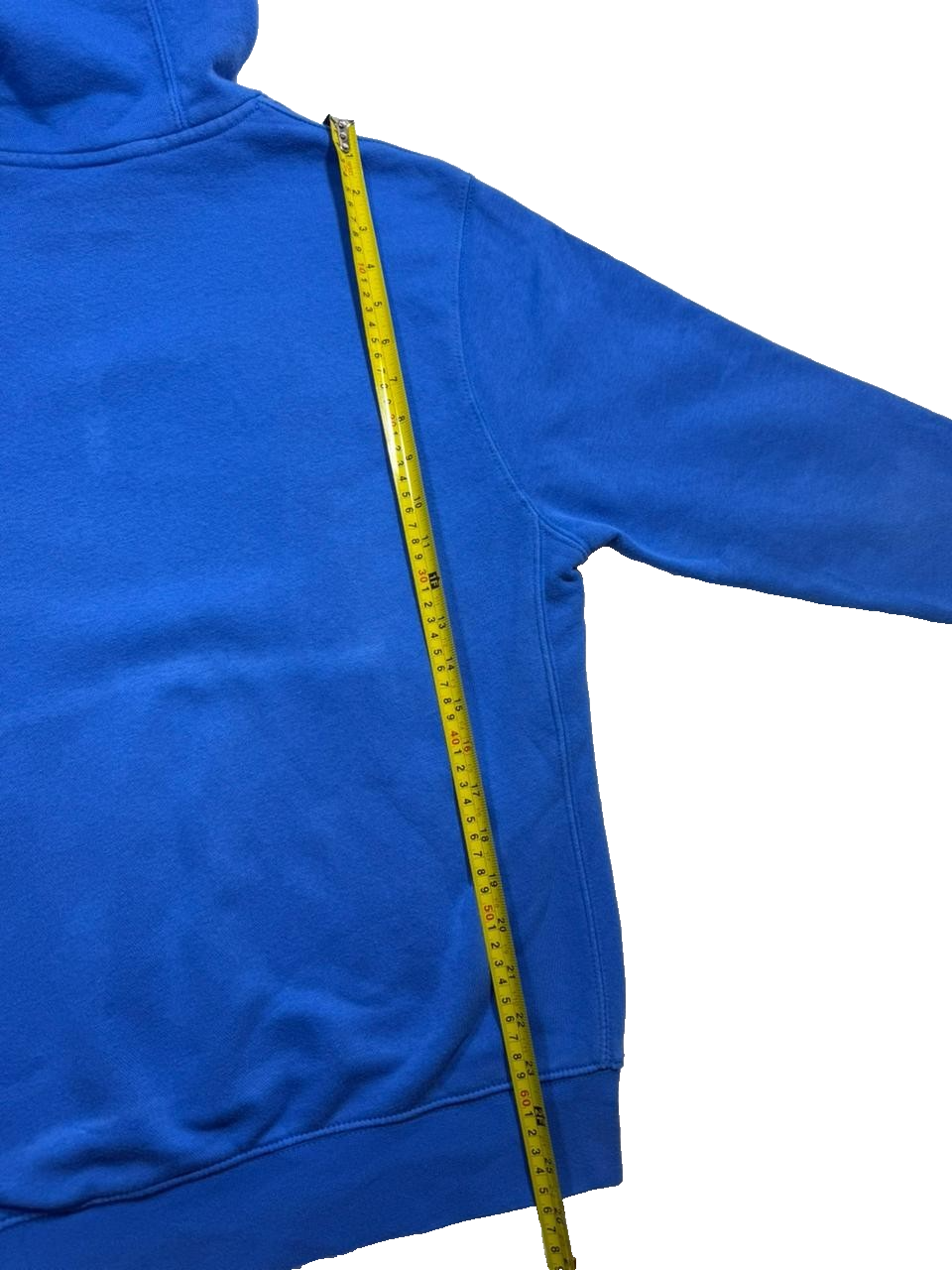 Nike Unisex Blue Fleece Pullover Hoodie Sweatshirt Size S
