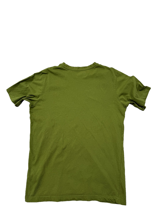 Kappa Men's Green T-Shirt – Size L, Short Sleeve, Cotton
