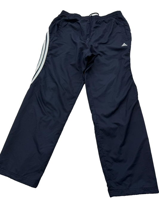 Adidas Men's Navy Track Pants – Size XL, Regular Fit – Ref BA85E