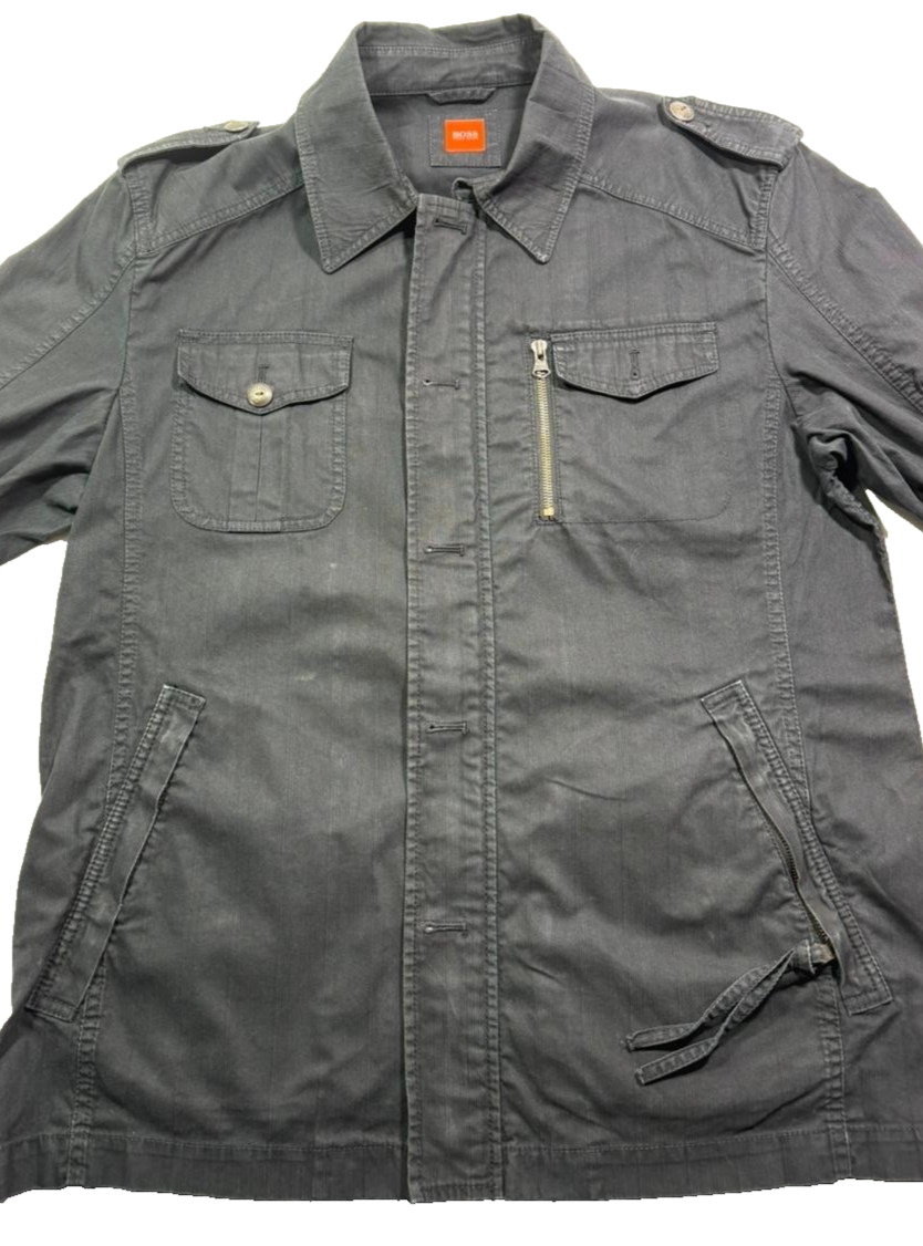 Mens Vintage Hugo Boss Bondage Jacket Sunfaded Size 44