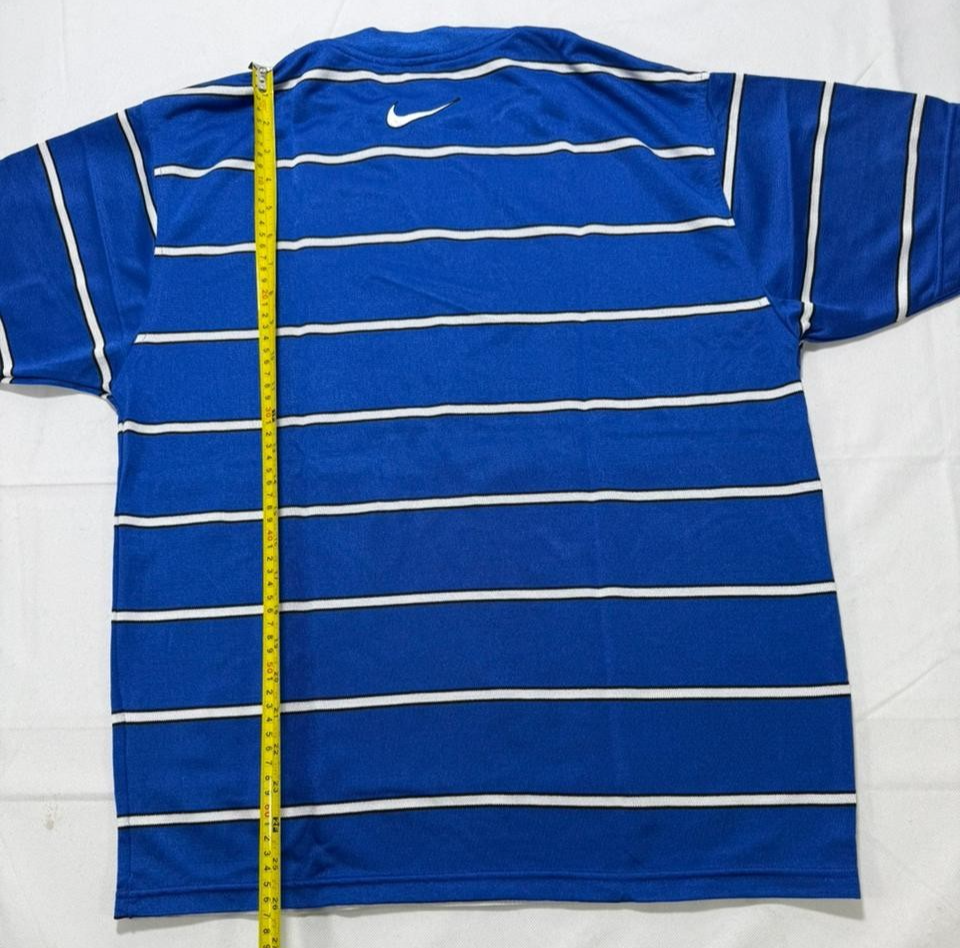 Nike Portugal Striped Blue Football Shirt - M