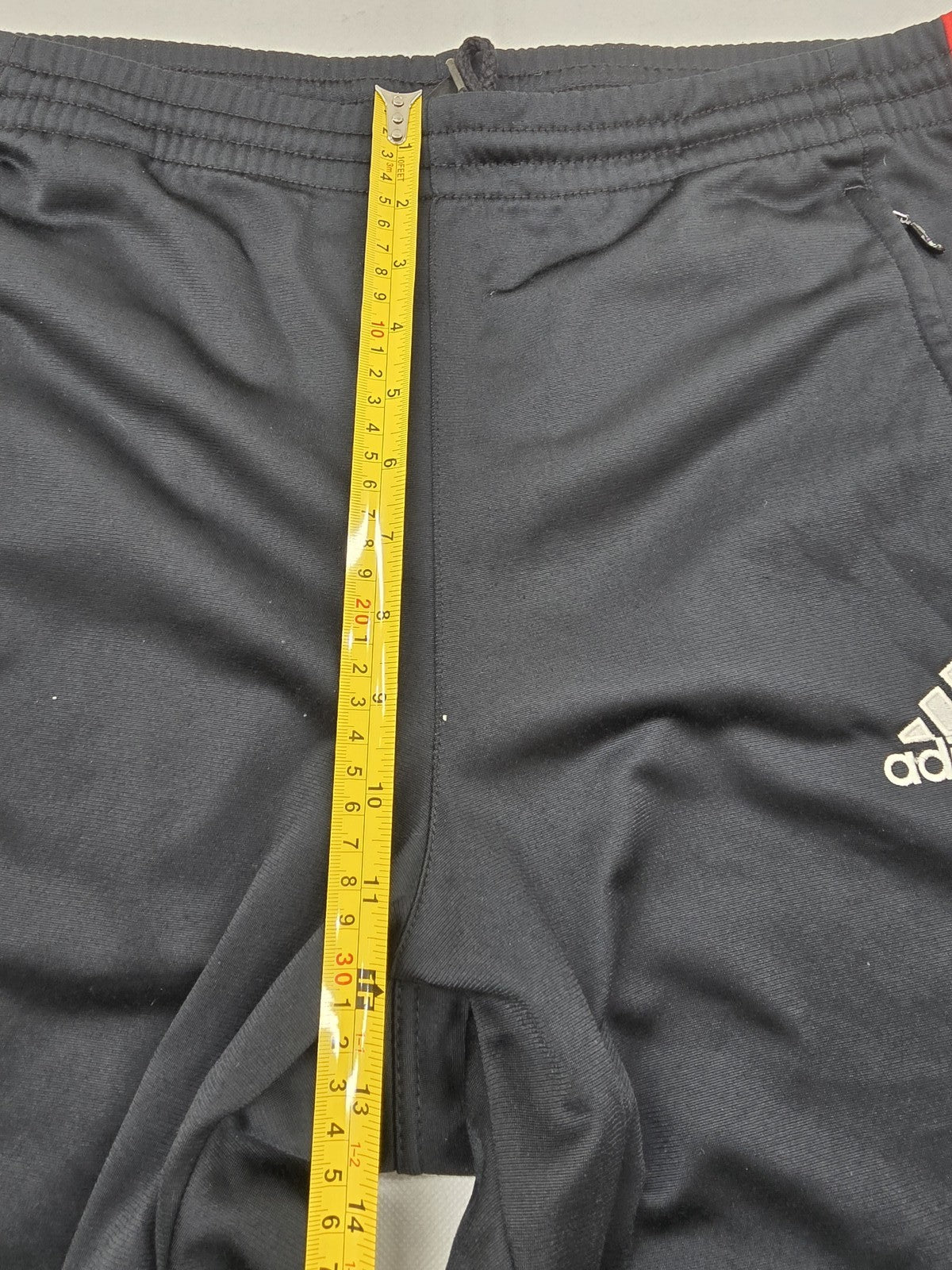 Vintage Adidas AC Milan Black Track Pants Men M Tapered