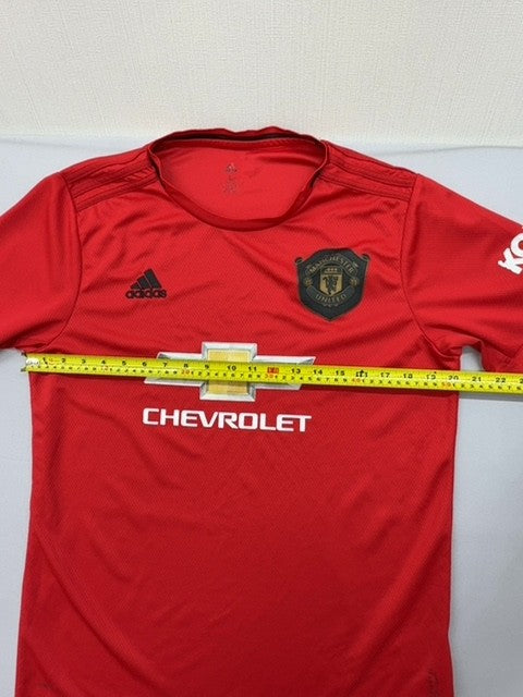 Adidas Manchester United Red Jersey L Short Sleeve Crewneck Polyester