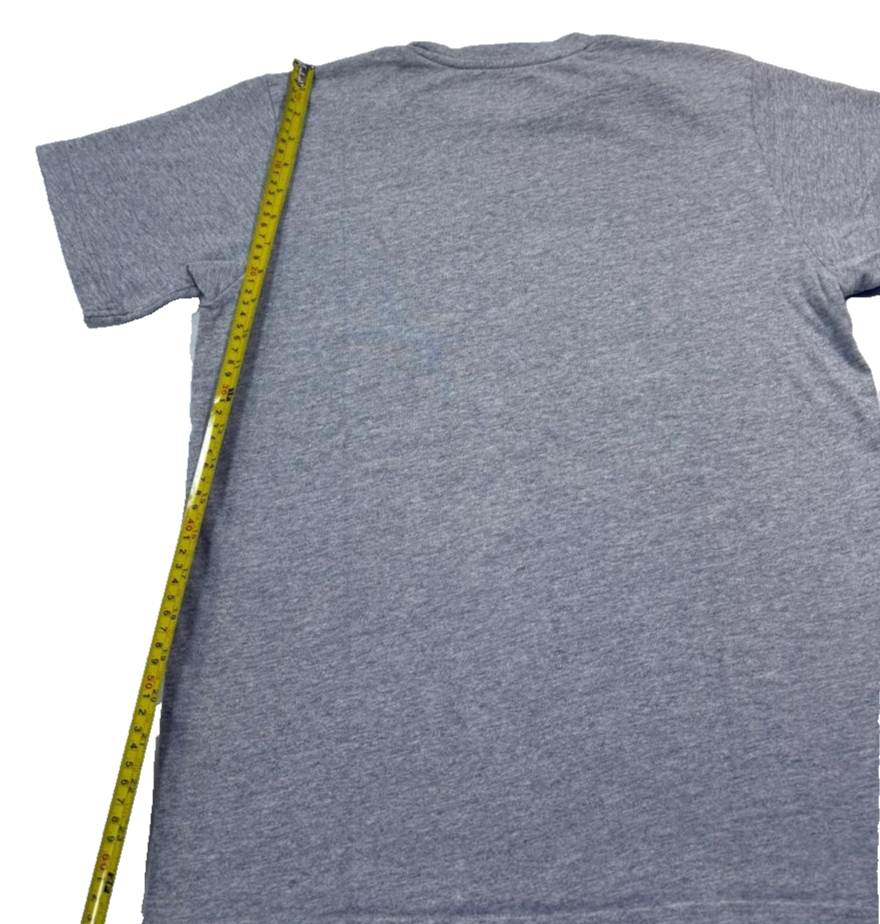 Supreme 100% Cotton Men's T-Shirt, Gray, Size Small