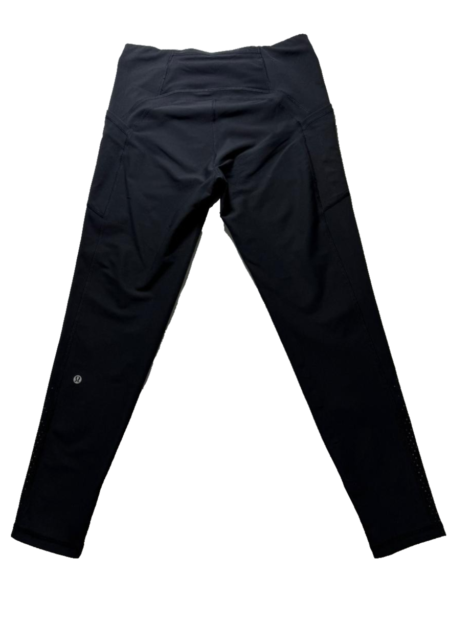 Lululemon Uncovered Strength High Rise Crop Leggings | SIZE 6 | Black