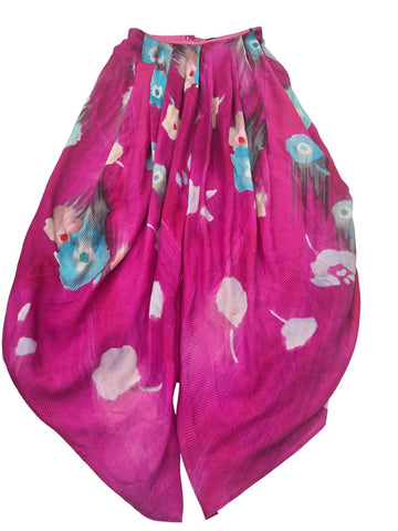 iorgio Armani Women’s Long Skirt Floral Pink Made in Italy Size EU 40