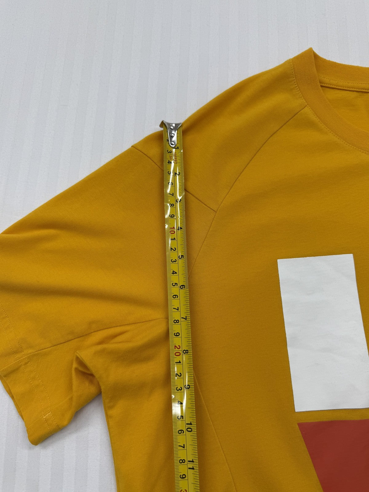 Adidas Men Gold Graphic Raglan T-Shirt Size F Crew Neck Jersey
