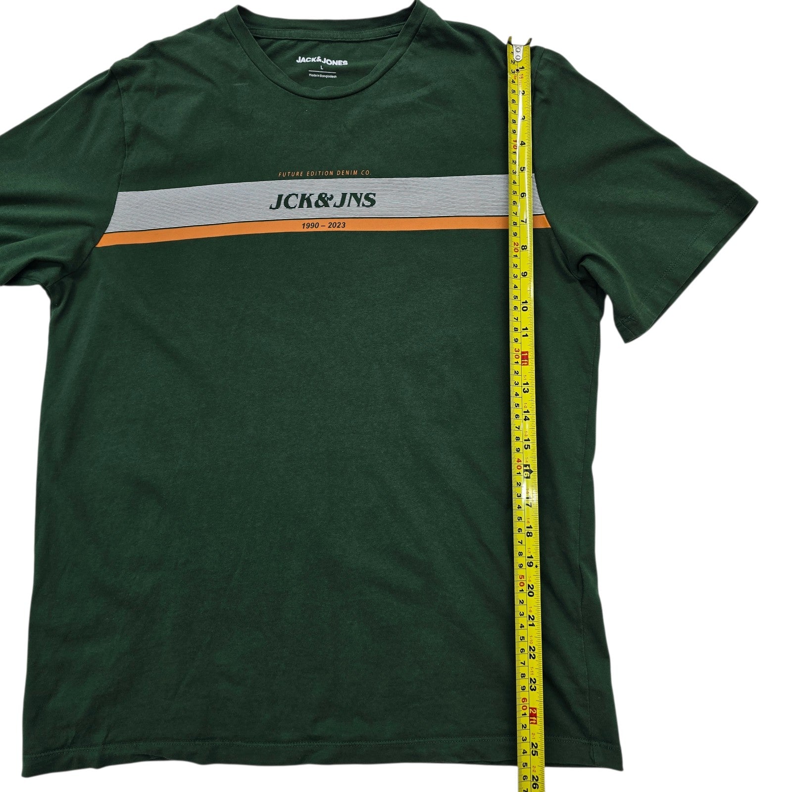 Jack & Jones Men Green T-Shirt size L product image 8
