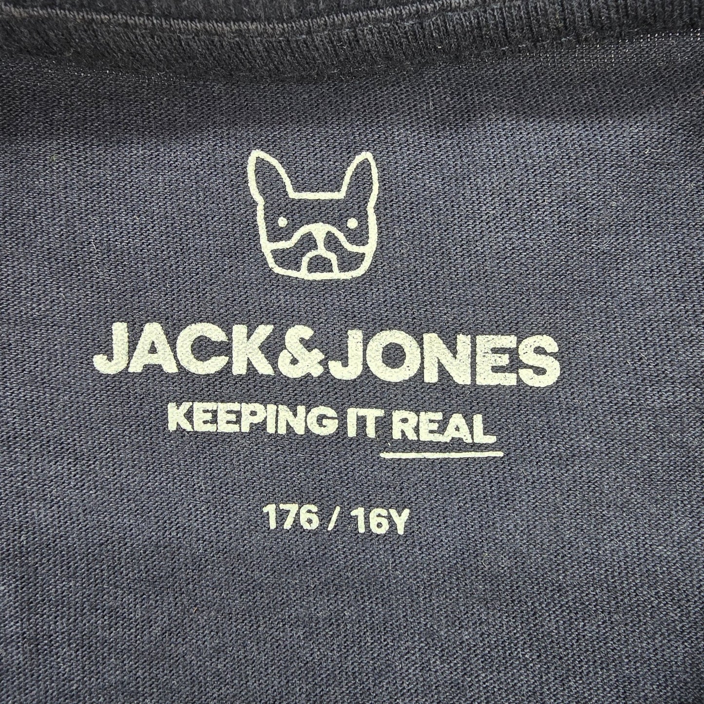 Jack & Jones Boys Navy T-Shirt size 176/16Y product image 3