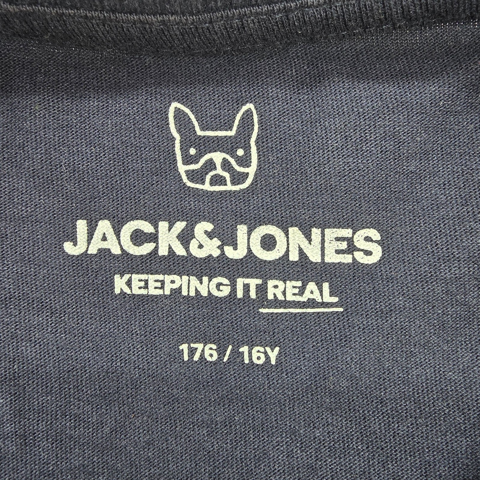 Jack & Jones Boys Navy T-Shirt size 176/16Y product image 3