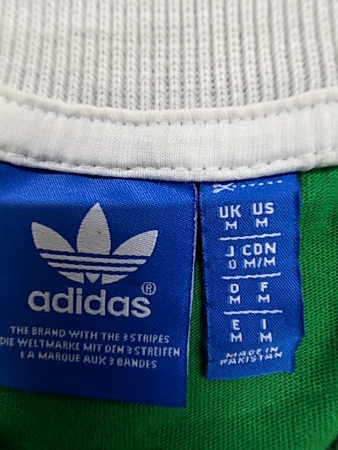 Adidas Men's Green Polo Jersey Short Sleeve Size M