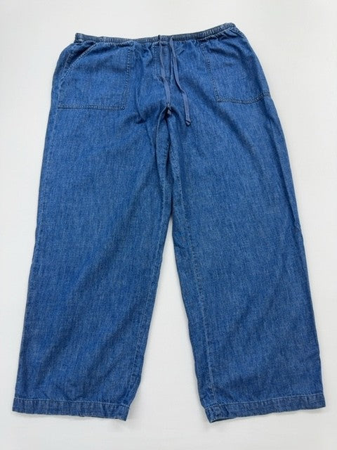 L.L.Bean Women Blue Pants size XL product image 1