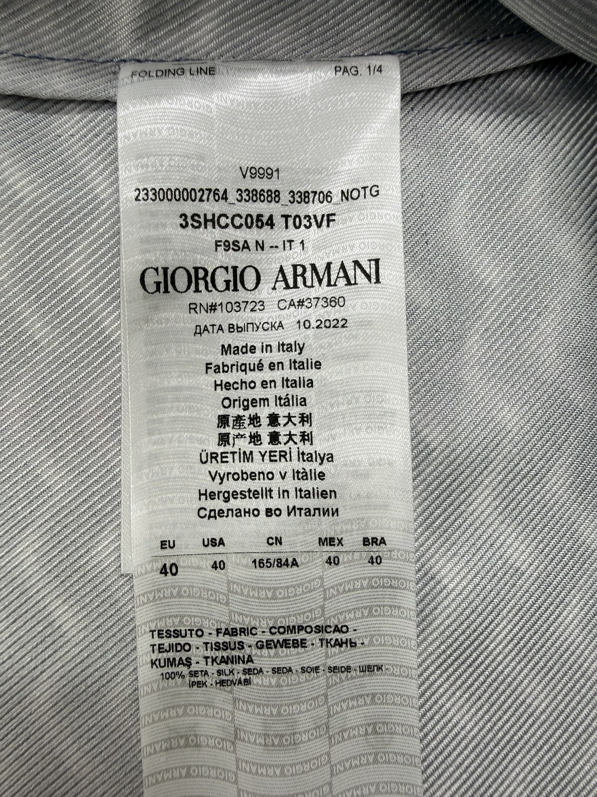 Giorgio Armani Women Blue Blouse product image 4