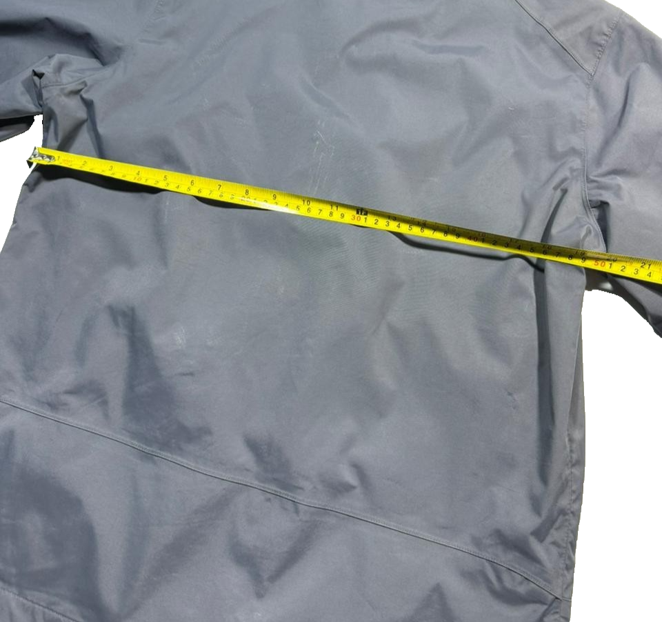 Jack Wolfskin Men's Gray Hooded Outdoor Waterproof Jacket Size S