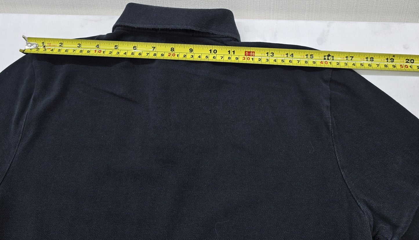 Polo Ralph Lauren Men's Black Short Sleeve Polo Shirt Size S Custom Slim