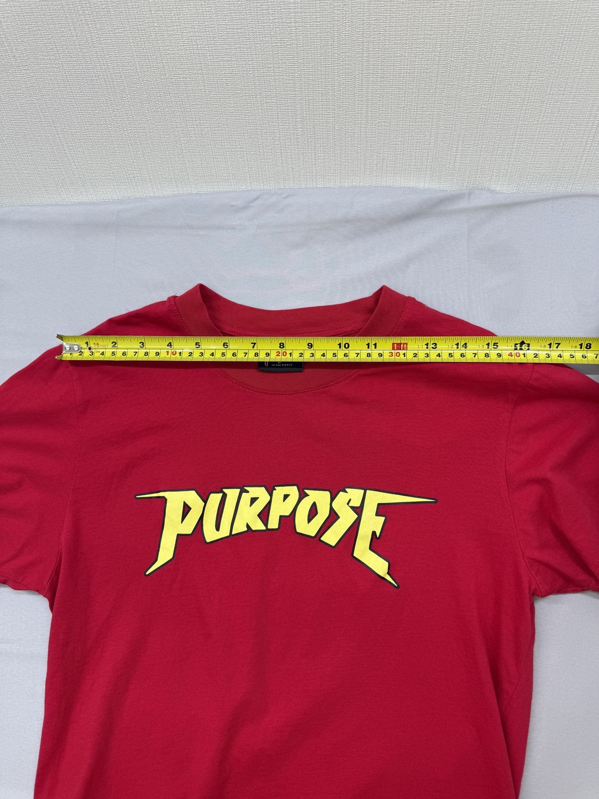 Parppa92 Women's Red Graphic T-Shirt Medium Cotton Crew Neck