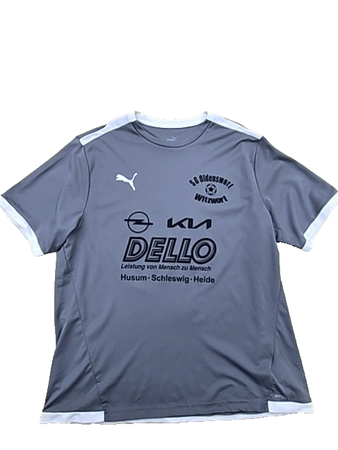 Puma Men's Grey SG Sonnenhof GroÃŸaspach Soccer Jersey XL
