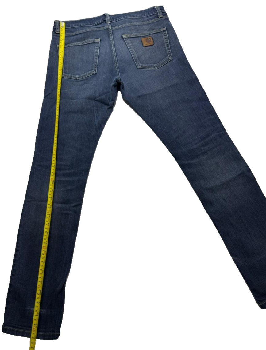Carhartt Men's Rugged Relaxed Straight Jeans 32 X 32 | Blue | Made In Tunisia